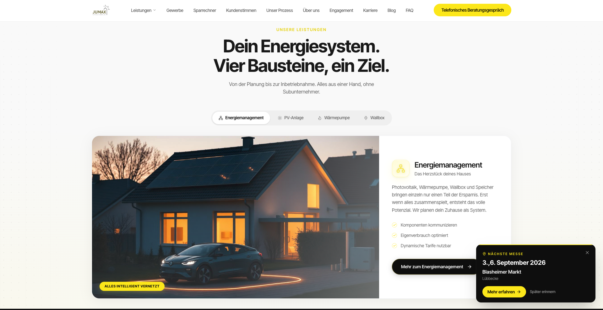 Neue JUMAX-Website mit direkter Anbindung ans CRM